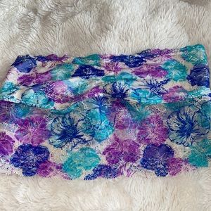 Victoria’s Secret blue purple&white floral bandeau
